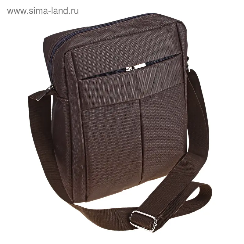 сумка молод.4740 Никита 3 29*25*8 см,1отд,1вн карман, 2 нар кармана, уплотн стенки т/корич