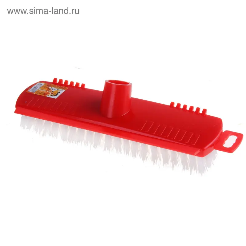 Щетка для пола "Бриз" красная