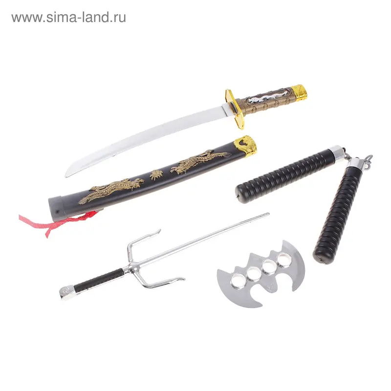 Набор оружия ниндзя, в пакете