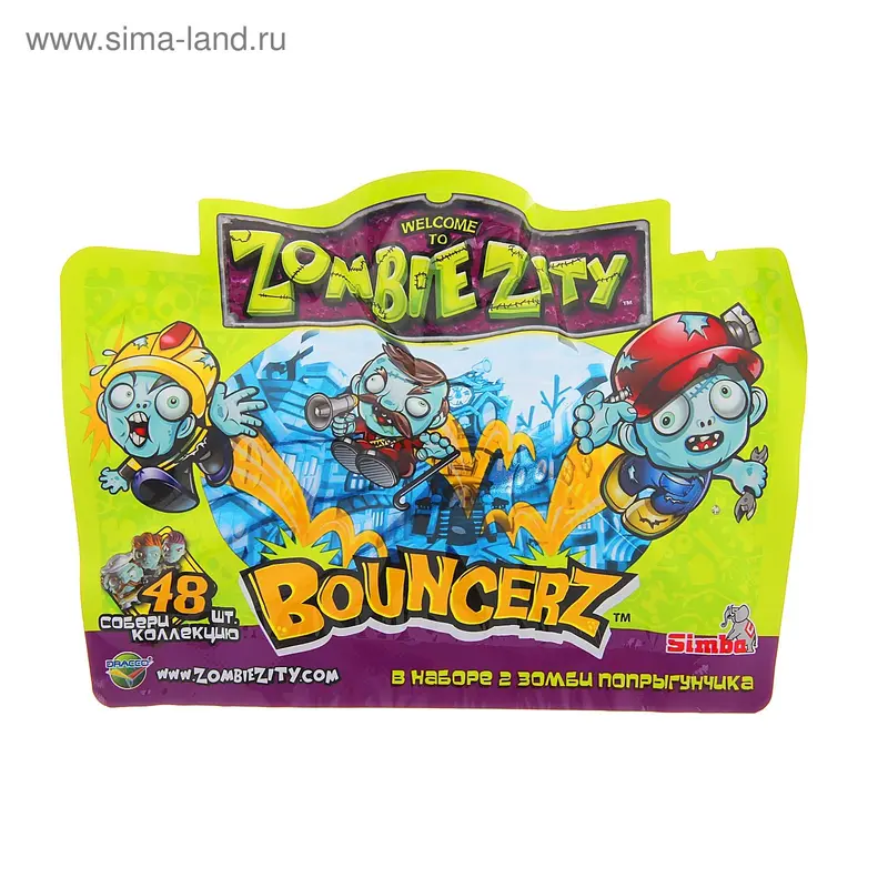 Набор зомби Zombie Zity: 2 шт., МИКС
