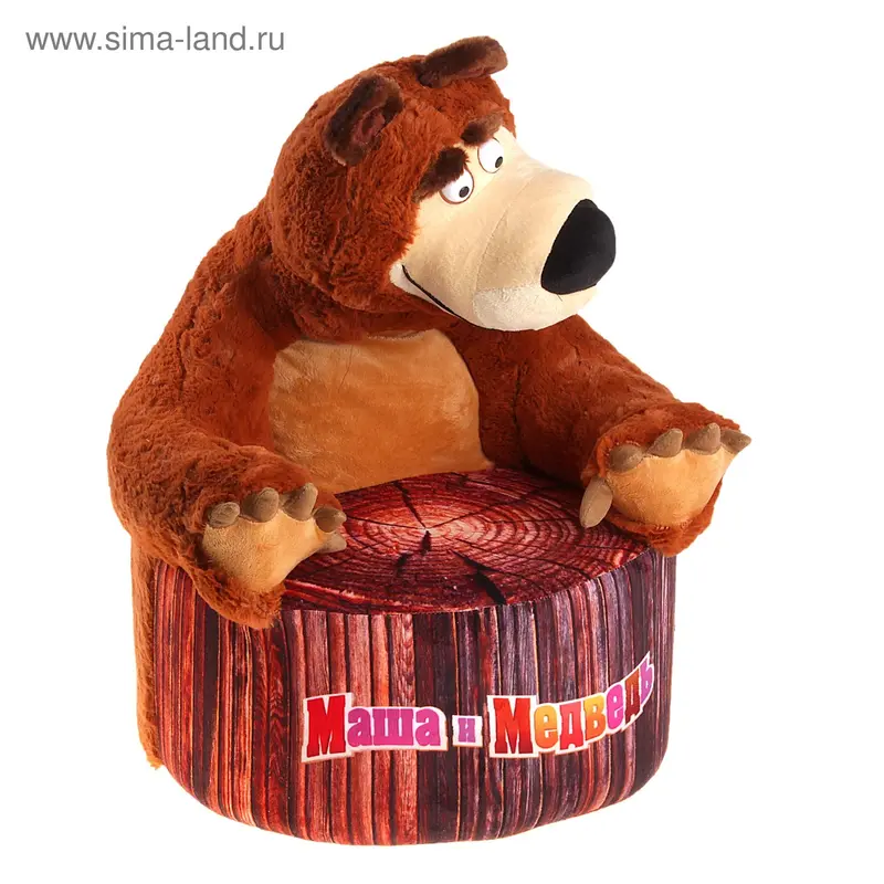 Мягкая игрушка "Кресло Маша и Медведь"