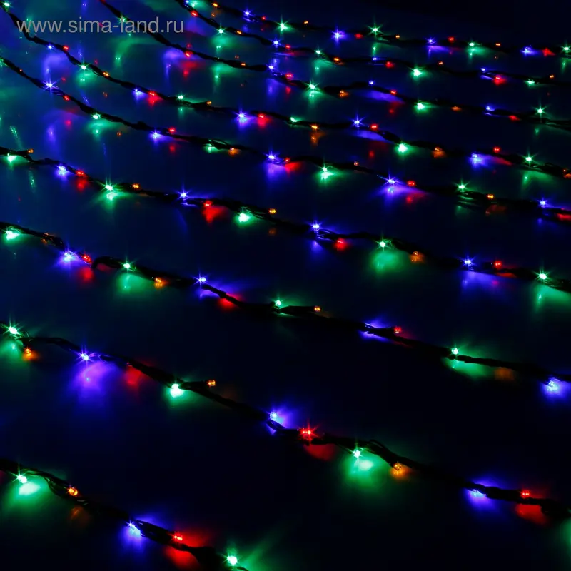 ВОДОПАД, Ш:2 м, В:1.5 м, Н.Т. LED-400-220V, контр. 8 режимов, МУЛЬТИ