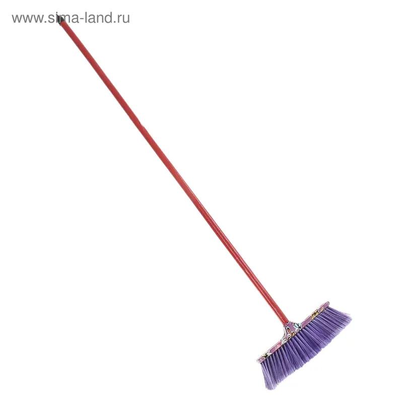 Щётка для пола, 9×28×120 см, цвет МИКС