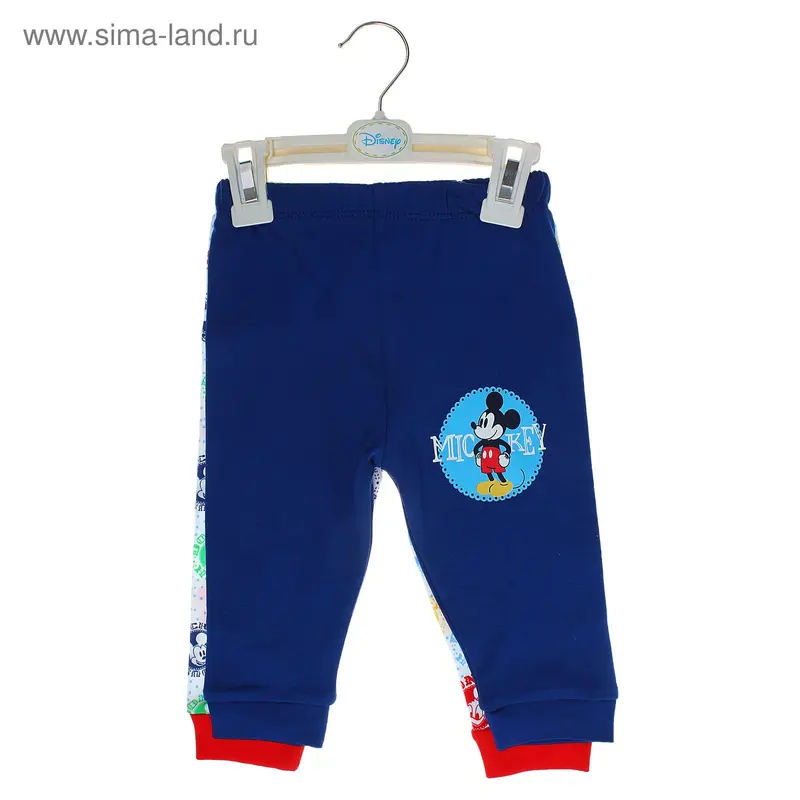 Штанишки "Микки Маус" 2 шт. рост 62-68 см (3-6 мес)