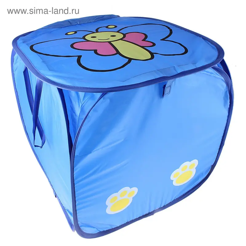 корзина для игрушек текстиль бабочка