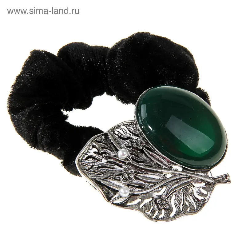 резинка для волос "Винтаж" листочек