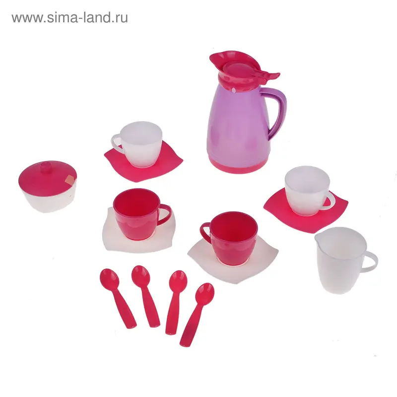 Сервиз кофейный "Гёлз" 16 предм. в сеточке арт.23034