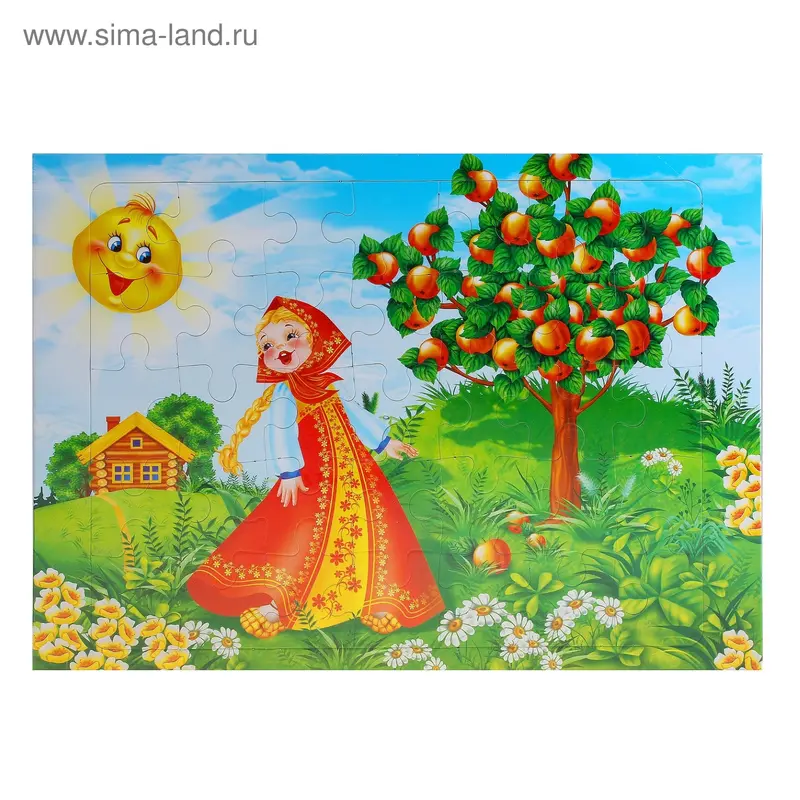 Пазл-рамка "Яблонька", 35 элементов