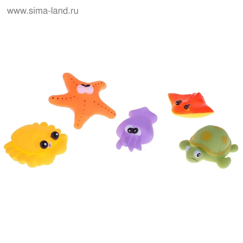 Игрушка для ванной "Морские обитатели"
