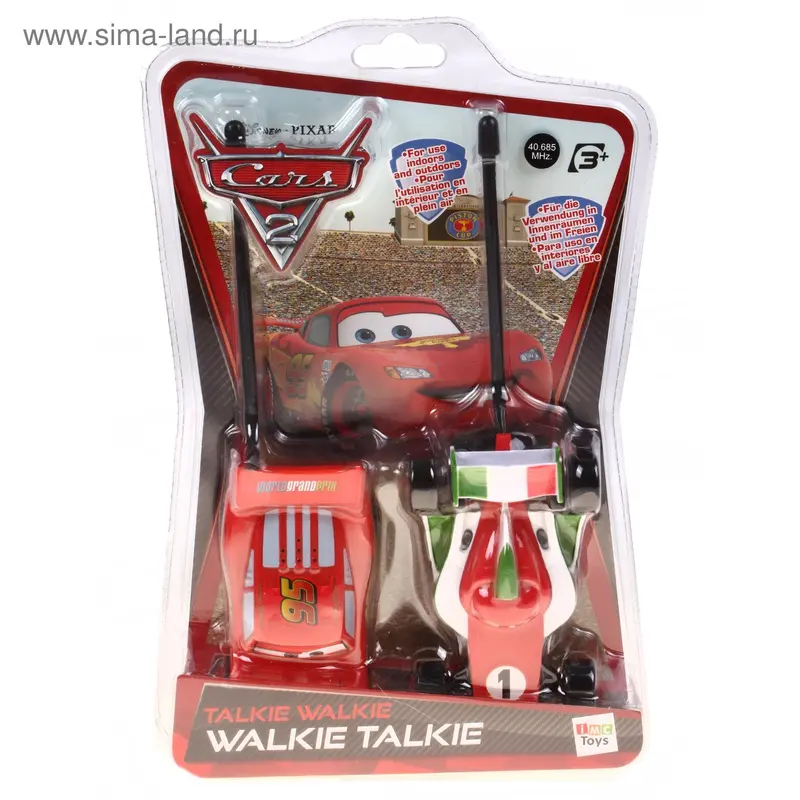 Рация с базой Cars 2 на батарейках