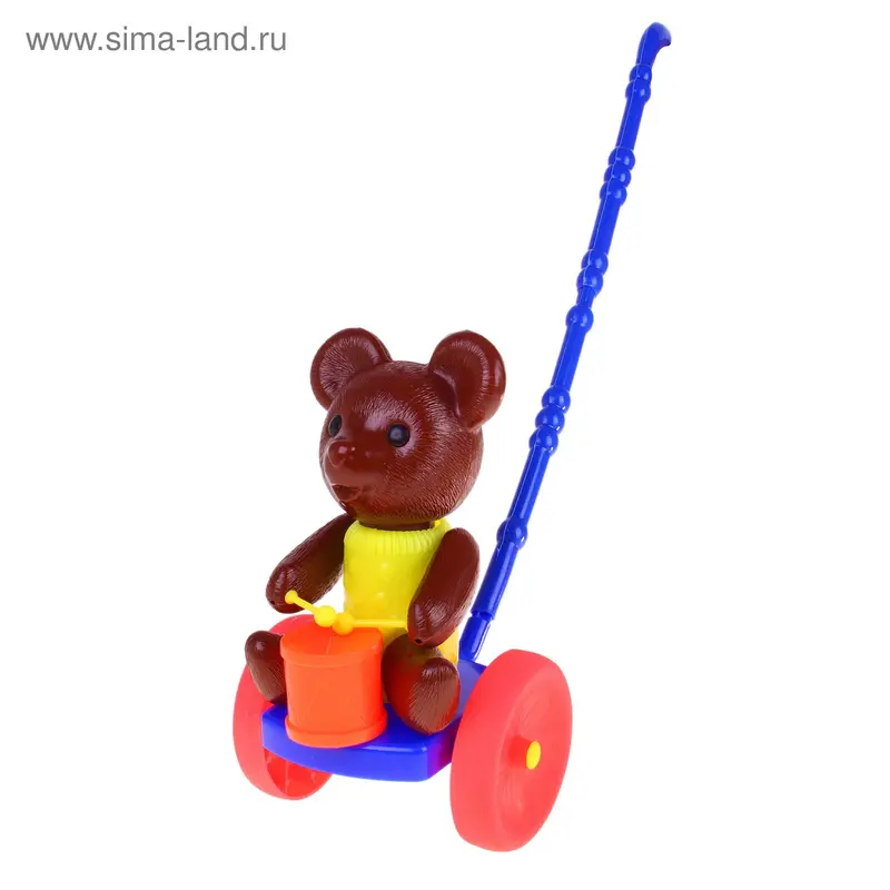 Каталка «Мишка-барабанщик»