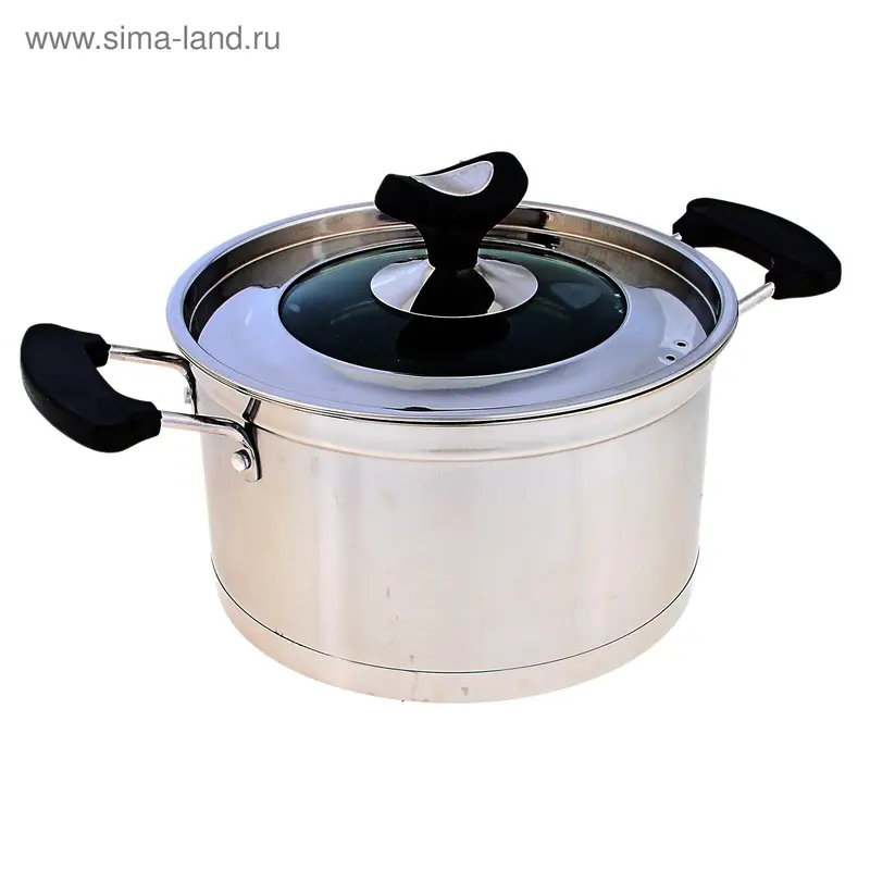 Кастрюля «Элит», 5 л, d=24 см, тройное дно