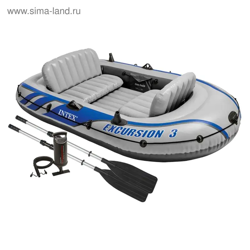 Лодка Excursion 3 трехместная до 300 кг, 262х157х42 см