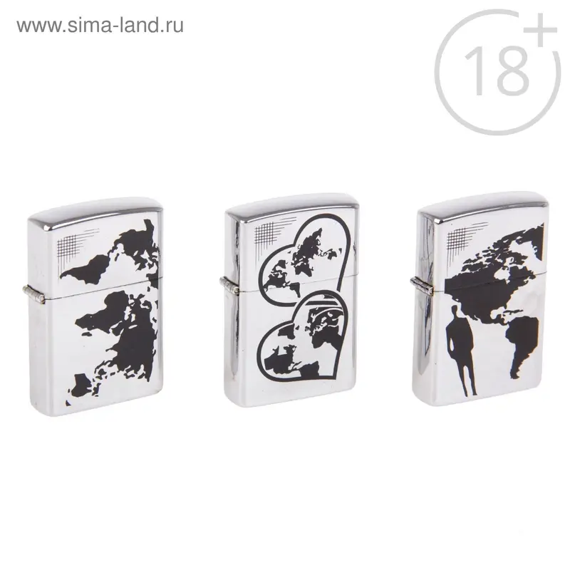 Зажигалка бензиновая "Оружие", микс
