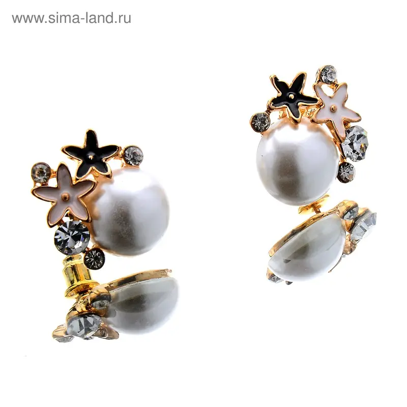 Серьги с жемчугом «Жасмин»