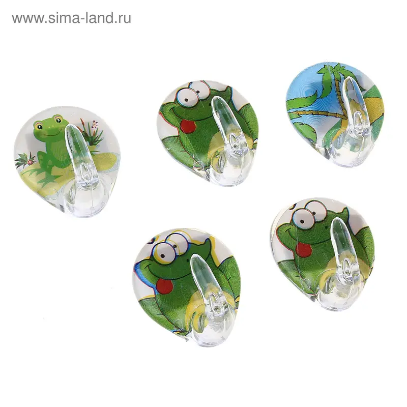 Крючки на липучке, в ассортименте
