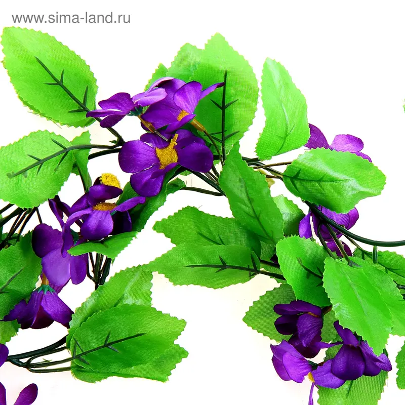 лиана 220 см цветы синие