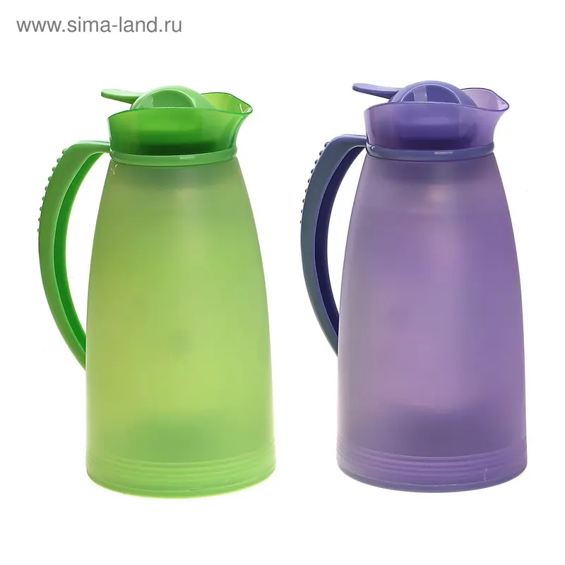 Термос-кофейник 1л "Минутка", цвета МИКС