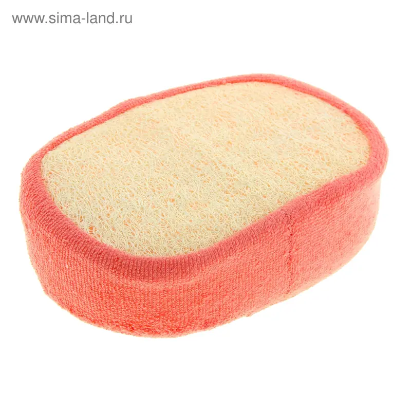 Мочалка банная объёмная, люффа, микс