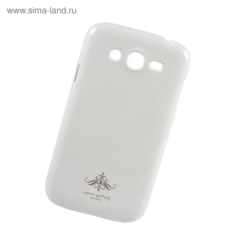 Чехол-накладка Samsung i9082-Galaxy Grand, глянец белый
