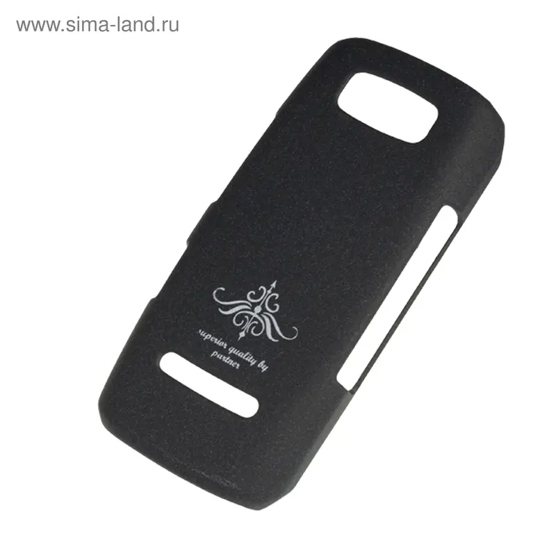 Чехол-накладка Nokia Asha 303, матовый черный