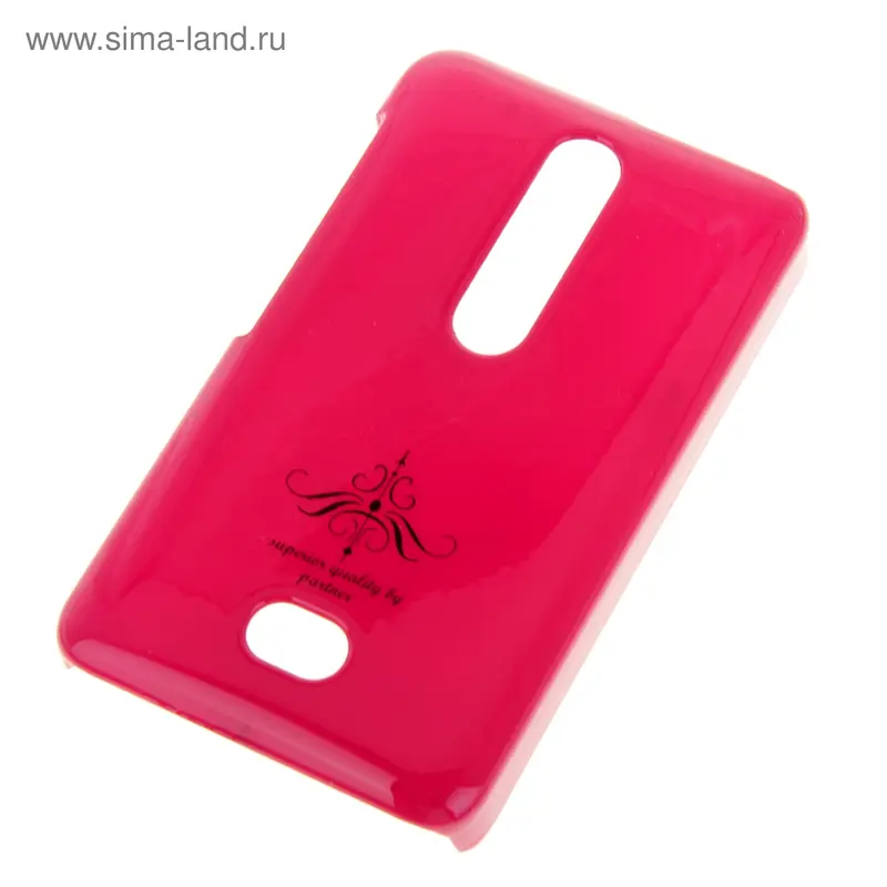 Чехол-накладка Nokia Asha 501, глянец фуксия