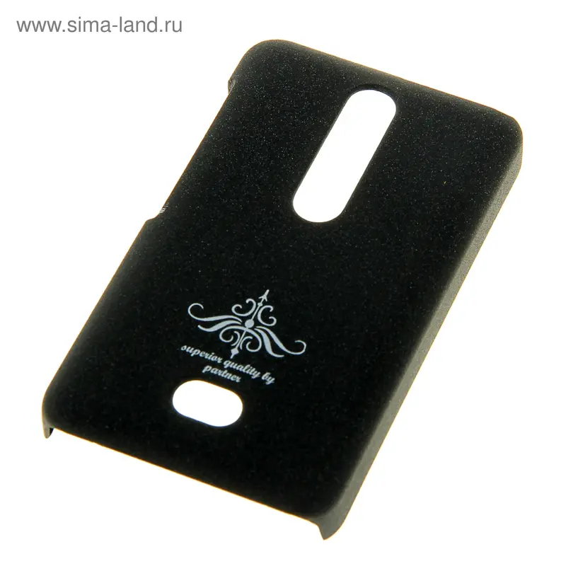 Чехол-накладка Nokia Asha 501, матовый черный