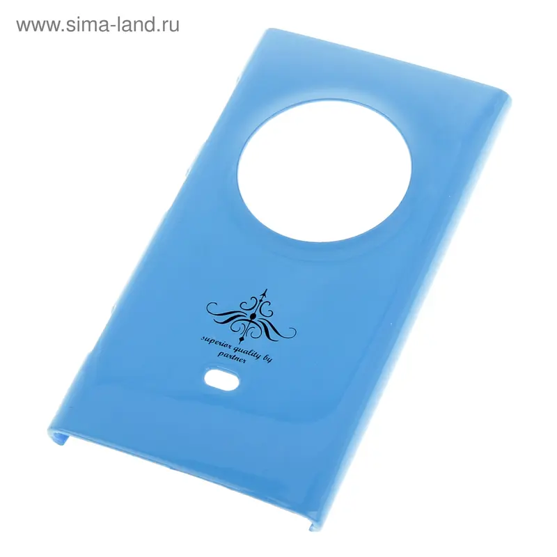 Чехол-накладка Nokia Lumia 1020, глянец голубой