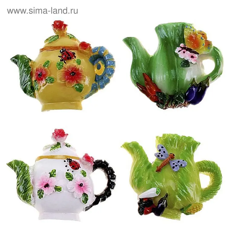 Магнит "Чайничек" 6,5х6 см