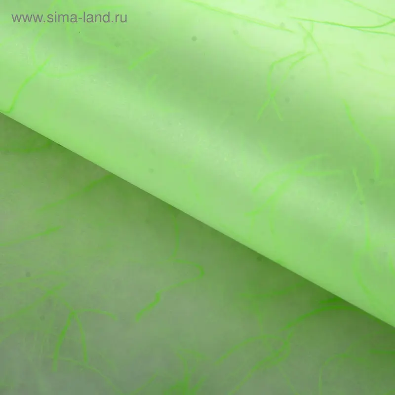 Пленка матовая "Паутинка", цвет зеленый