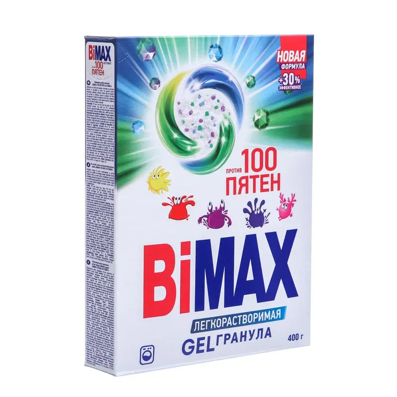 Стиральный порошок BiMax «100 пятен», автомат, 400 г