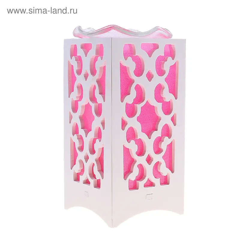 Аромалампа "Розовая шкатулка" h=20 см сенсор (220В)