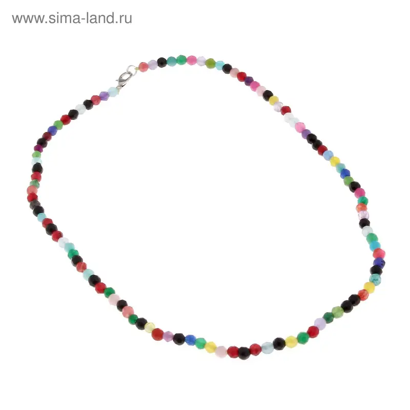 Бусы шар №4, гранёный «Самоцвет», 45см