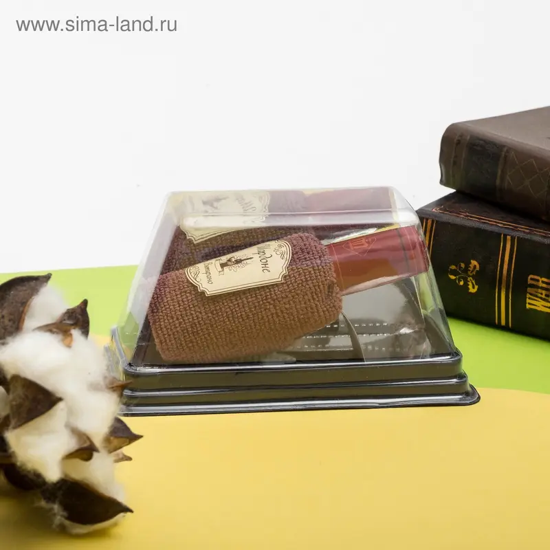 Сувенирное полотенце Красное вино 25*25 см