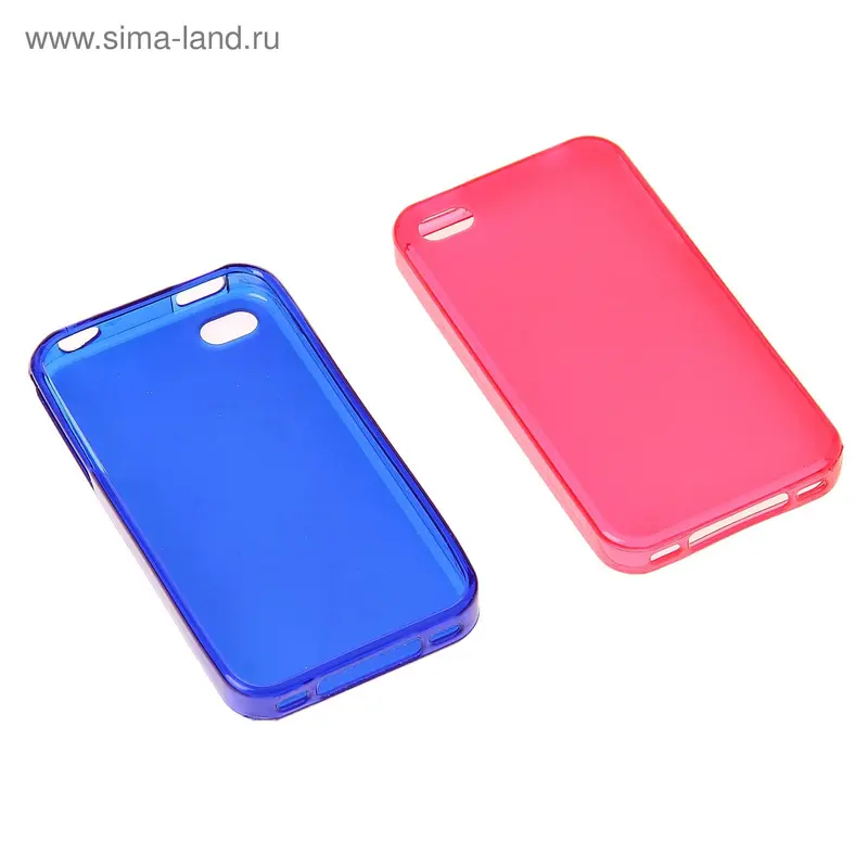 Крышка для телефона Apple iPhone 4/4S, пластик, МИКС