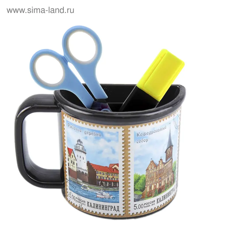 кружка-магнит пластик Калининград 6*10 см