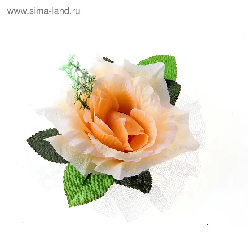 Украшения для стола, роза персиковая