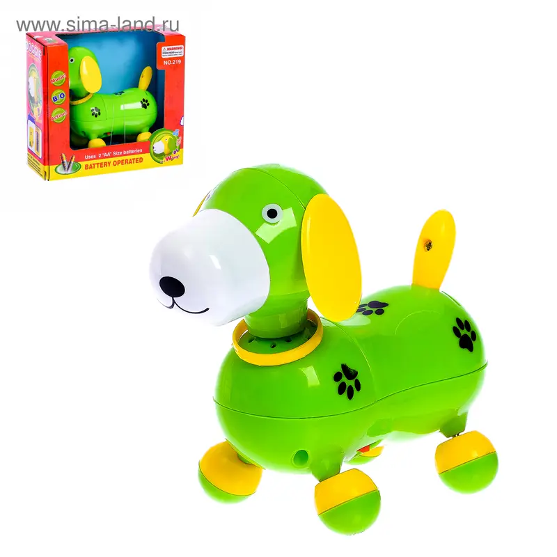 Развивающая игрушка "Собачка", звуковые эффекты, двигается