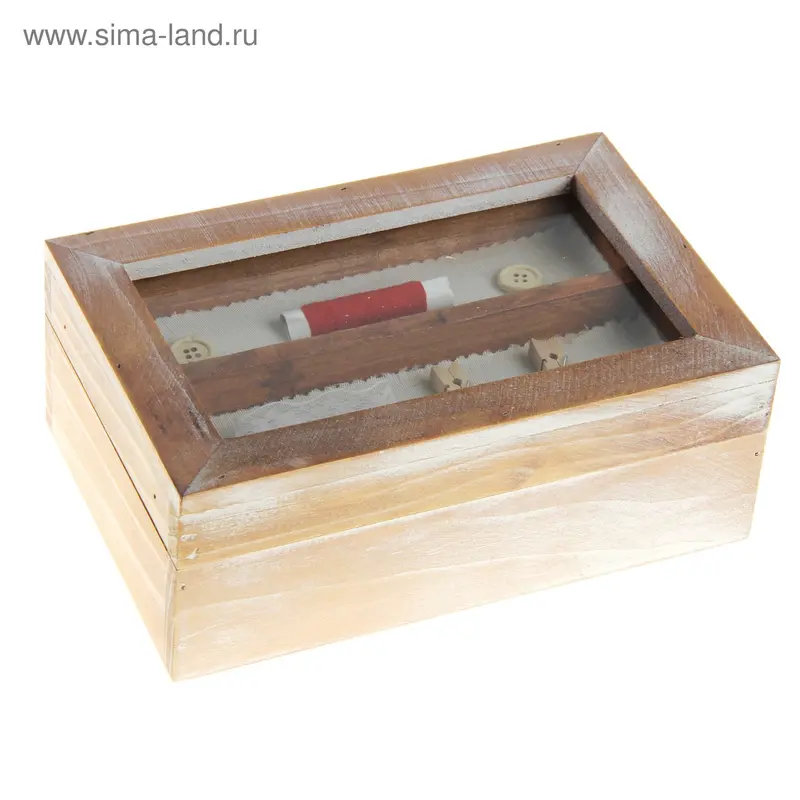 Шкатулка "Закройщик нити" 20х8х13 см