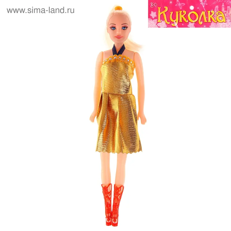 Кукла в платье, МИКС