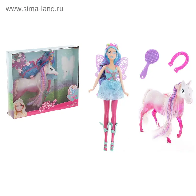 кукла Джини феечка с лошадкой в кор. №83281