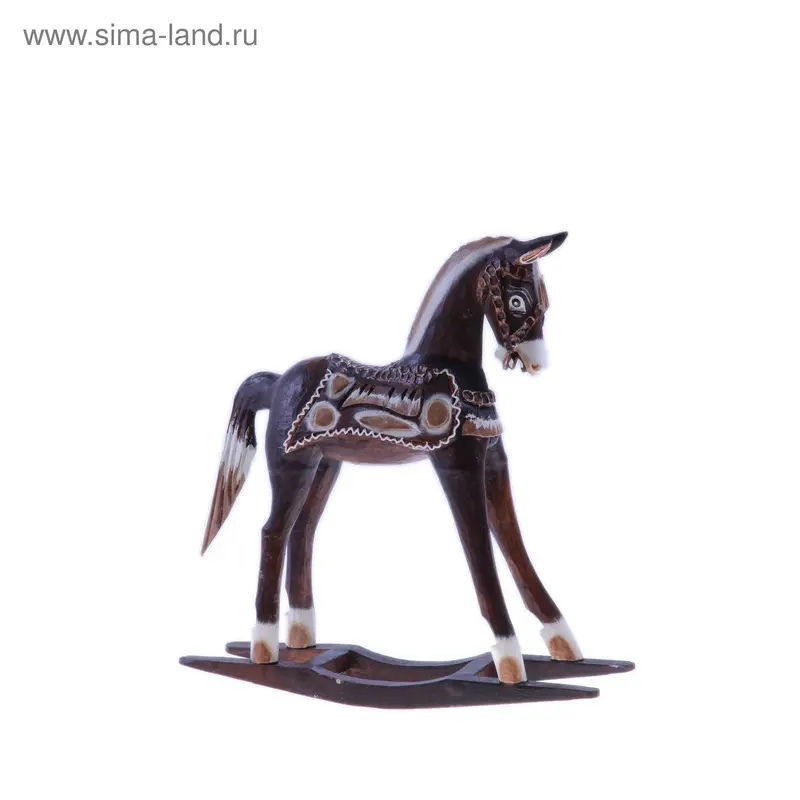 Лошадка-качалка 37х35 см 124030 дерево
