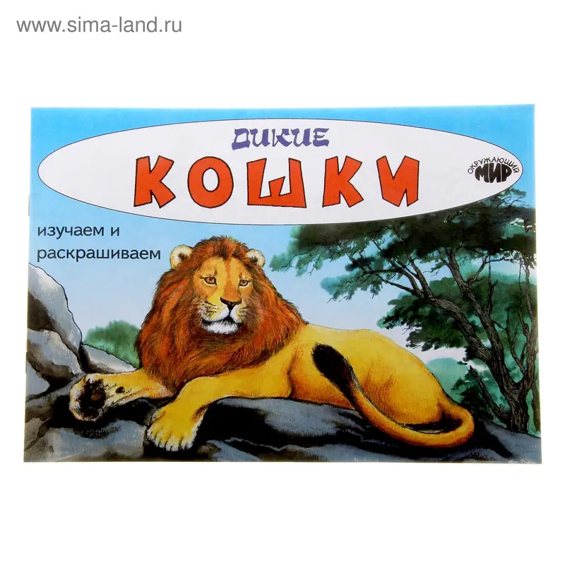 раскраска Дикие кошки 16стр