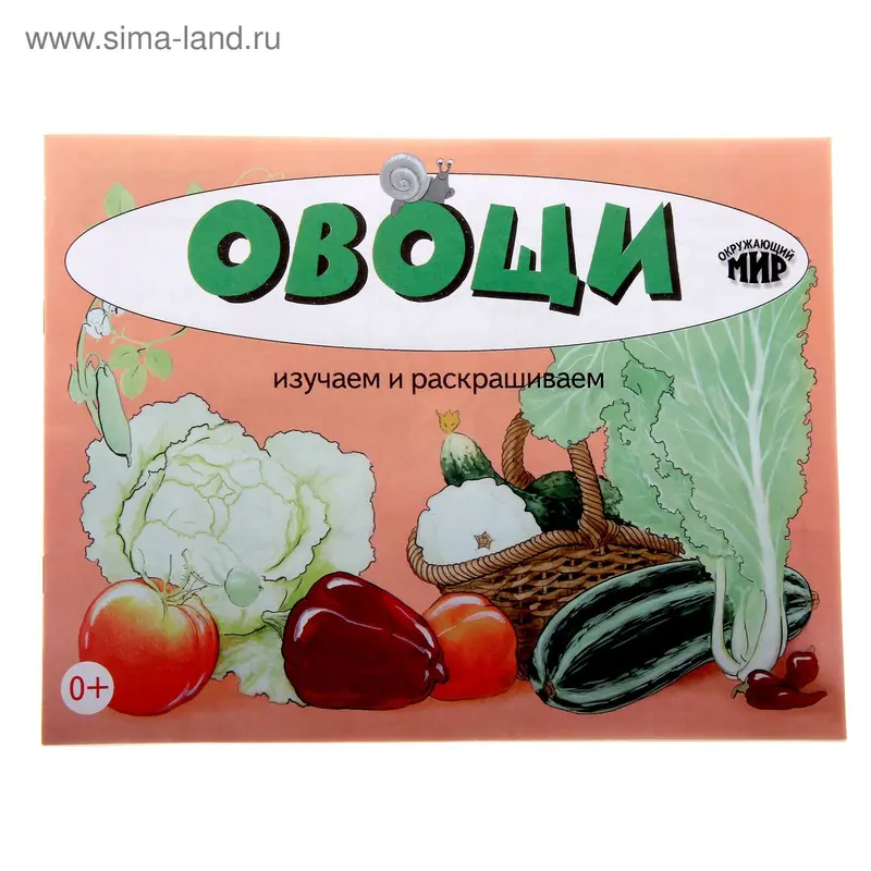 раскраска Овощи 16стр