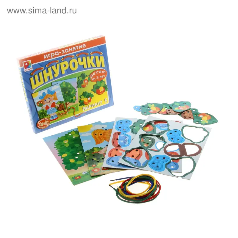 Игра настольно-печатная "Шнурочки-5"