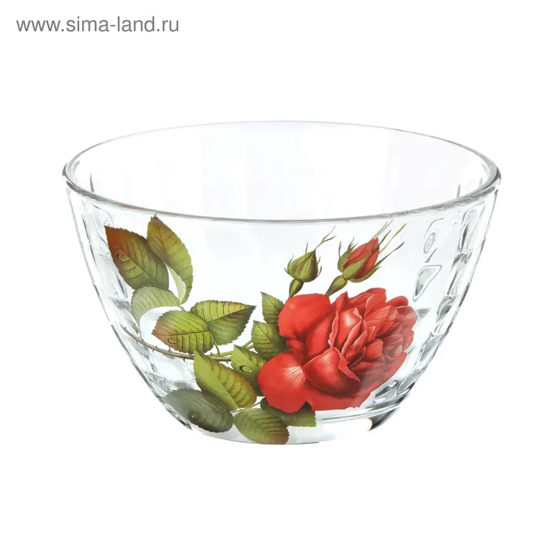 Салатник 1,5 л «Алая роза», d=19 см
