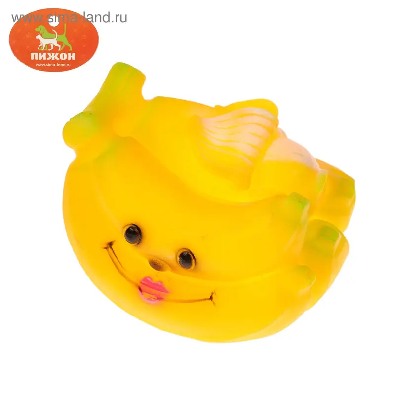Игрушка пищащая "Бананы" для собак, 7 см