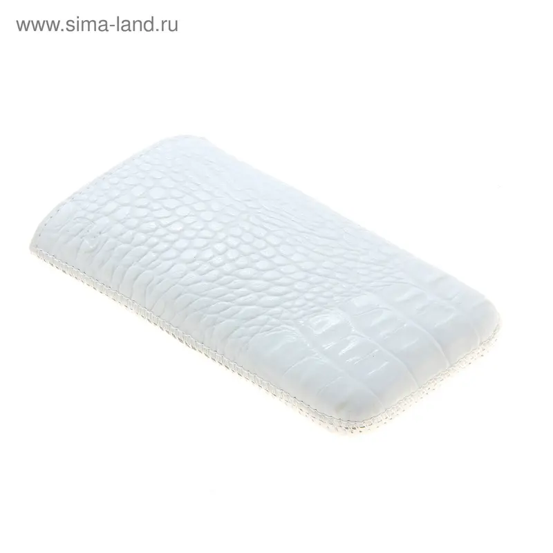 Чехол с ремешком для Samsung Galaxy S4, S3, Ativ S; ASUS PadFone 2, белый крокодил