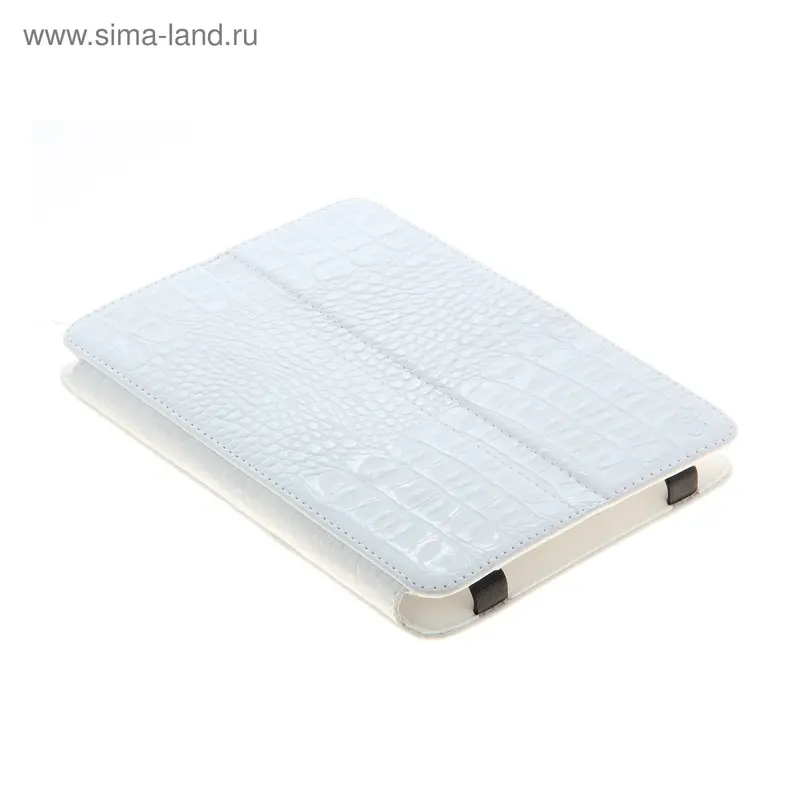 Чехол-книжка на планшет для Apple iPad mini белый крокодил