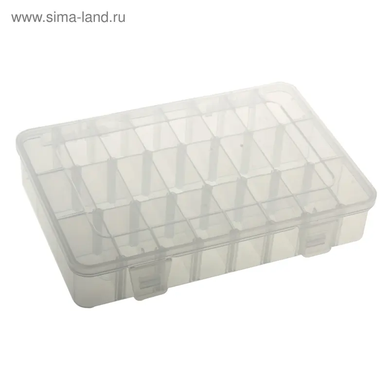 Бокс для хранения, 24 отделения, 19,5х13х3,5 см